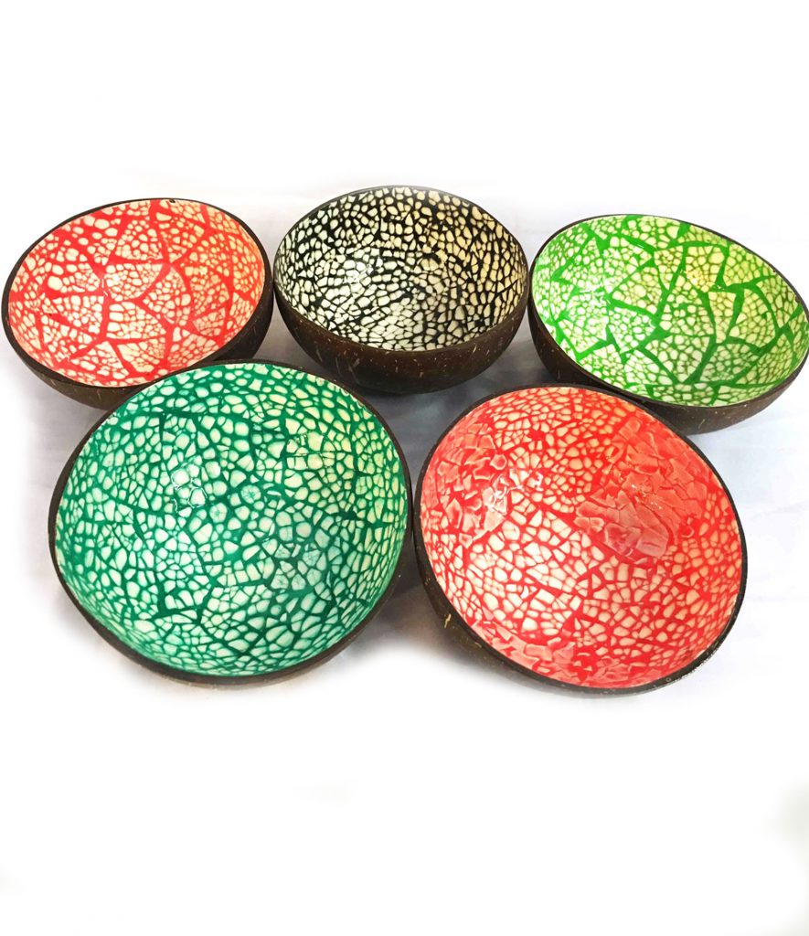 Coconut Lacquered Bowls Phuong Noi stationary